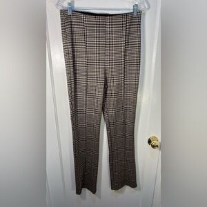 H&M Women’s Houndstooth Large Pull On Slacks / Trousers